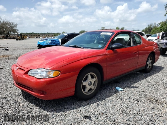 2004 Chevrolet Monte Carlo LS with VIN 2G1WW12E349282937, listed as a Copart auction lot 60886115 with 60,320 mi miles and Salvage title. Bid and sale history available at DreamBid. Image 1.