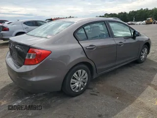2012 Honda Civic LX z VIN 19XFB2F55CE109410, wystawiony jako Copart lot #74462994 z przebiegiem Nie podano mil oraz Szkoda całkowita • Salvage title. Historia ofert i sprzedaży dostępna na DreamBid. Obrazek 3.