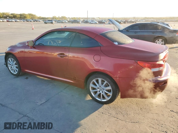 2014 Lexus IS 250 C z VIN JTHFF2C22E2529414, wystawiony jako Copart lot #80484964 z przebiegiem 118 997 mil mil oraz Czysty tytuł • Clean title. Historia ofert i sprzedaży dostępna na DreamBid. Obrazek 2.