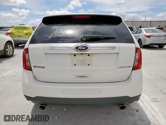2013 Ford Edge Limited with VIN 2FMDK3KCXDBC73922, listed as a Copart auction lot 63362915 with 148,169 mi miles and Salvage title. Bid and sale history available at DreamBid. Image 6.