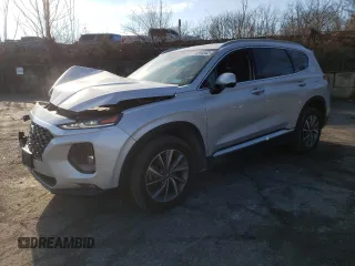 2019 Hyundai Santa Fe SEL with VIN 5NMS3CAD9KH058758, listed as a Copart auction lot 72594842 with 25,022 mi miles. Bid and sale history available at carsss.com. Image 1.