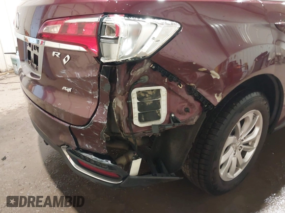 2017 Acura RDX Technology with VIN 5J8TB4H59HL005367, listed as a IAAI auction lot 42211670 with 114,281 mi miles and . Bid and sale history available at DreamBid. Image 6.