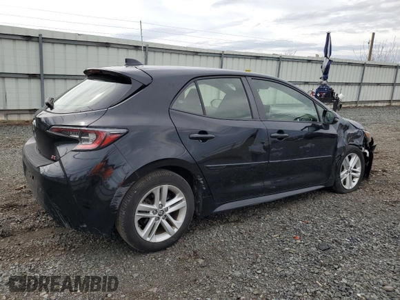 2019 Toyota Corolla Hatchback SE with VIN JTNK4RBE4K3009002, listed as a Copart auction lot 51848275 with 28,942 mi miles and Salvage Title. Bid and sale history available at carsss.com. Image 3.