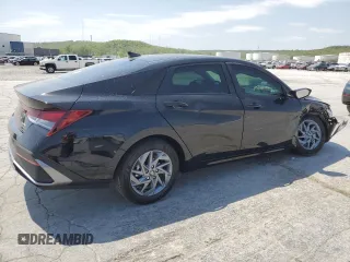 2024 Hyundai Elantra SEL with VIN KMHLM4DG3RU813060, listed as a Copart auction lot 53452295 with 5,625 mi miles and Salvage title. Bid and sale history available at DreamBid. Image 3.