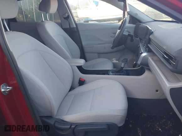 2024 Hyundai Kona SEL with VIN KM8HBCAB4RU077633, listed as a IAAI auction lot 41416334 with 12,781 mi miles. Bid and sale history available at carsss.com. Image 5.