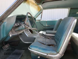 1966 Ford Thunderbird with VIN 6Y81Z100587, listed as a Copart auction lot 76387194 with 506 mi miles and Clean Title. Bid and sale history available at DreamBid. Image 7.