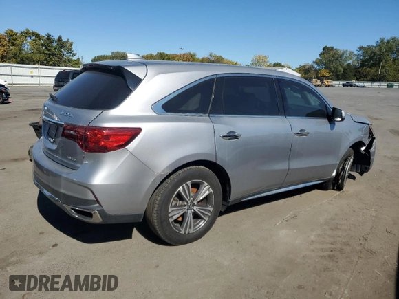 2018 Acura MDX with VIN 5J8YD4H33JL019169, listed as a Copart auction lot 75178824 with 68,676 mi miles and Salvage title. Bid and sale history available at DreamBid. Image 3.