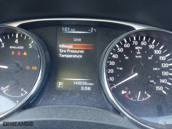 2016 Nissan Rogue S with VIN 5N1AT2MM8GC730313, listed as a IAAI auction lot 40823920 with 140,036 mi miles. Bid and sale history available at carsss.com. Image 7.