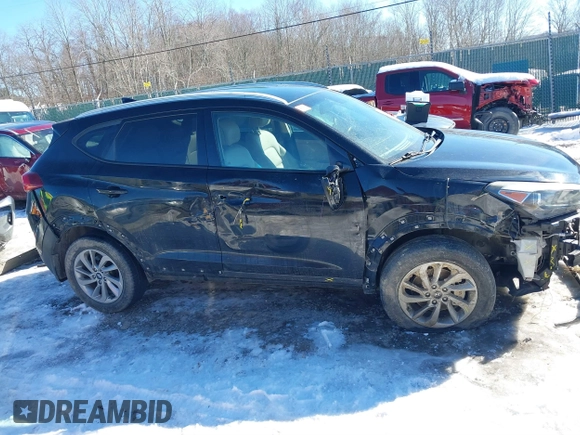 2018 Hyundai Tucson SEL with VIN KM8J3CA42JU643213, listed as a IAAI auction lot 41199302 with 91,480 mi miles and . Bid and sale history available at DreamBid. Image 14.