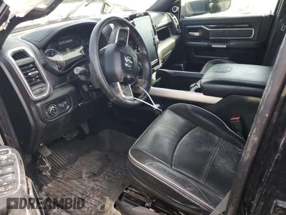 2019 Ram 2500 Laramie with VIN 3C6UR5FLXKG589053, listed as a Copart auction lot 84623114 with 0 mi miles and Salvage Title. Bid and sale history available at carsss.com. Image 7.