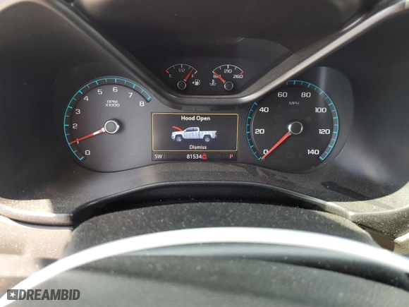 2019 Chevrolet Colorado 4WD LT with VIN 1GCGTCEN3K1169289, listed as a Copart auction lot 53935855 with 81,534 mi miles and Salvage Title. Bid and sale history available at carsss.com. Image 9.