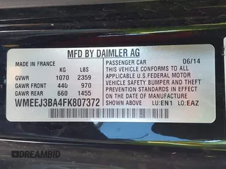 2015 Smart fortwo Passion с VIN WMEEJ3BA4FK807372, выставлен на аукционе IAAI как лот 42586849 с пробегом 229 904 миль миль и . История ставок и продаж доступна на DreamBid. Изображение 9.