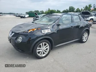 2015 Nissan Juke SL with VIN JN8AF5MV6FT563586, listed as a Copart auction lot 59319695 with 80,374 mi miles and Salvage title. Bid and sale history available at DreamBid. Image 1.
