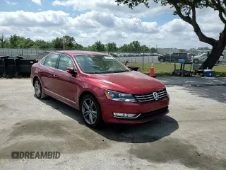 2015 Volkswagen Passat SEL Premium with VIN 1VWCT7A33FC123141, listed as a Copart auction lot 53284595 with 87,450 mi miles and Salvage title. Bid and sale history available at DreamBid. Image 11.