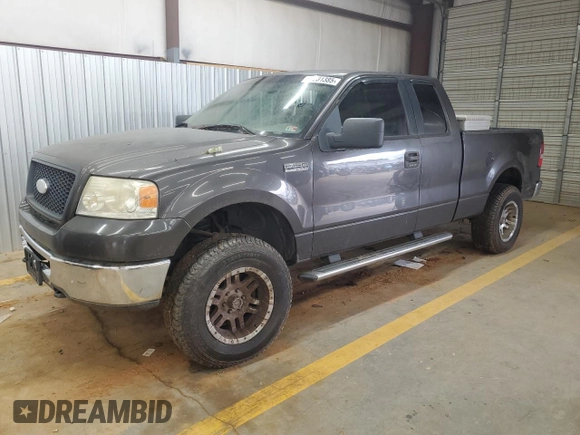 2006 Ford F-150 STX with VIN 1FTRX14W66NA37122, listed as a Copart auction lot 63331385 with 235,840 mi miles and Salvage title. Bid and sale history available at DreamBid. Image 1.