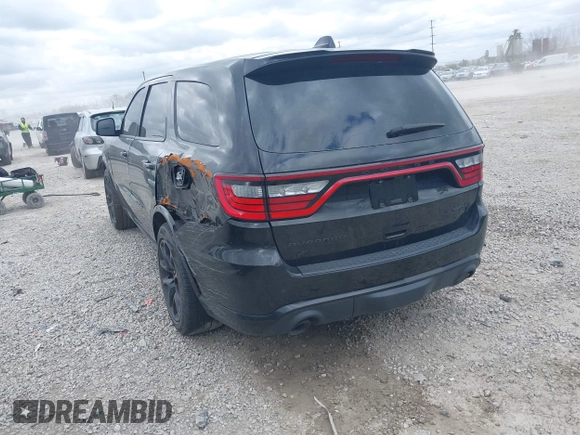 2021 Dodge Durango SRT Hellcat with VIN 1C4SDJH91MC682235, listed as a IAAI auction lot 42029380 with 9,921 mi miles and . Bid and sale history available at DreamBid. Image 3.