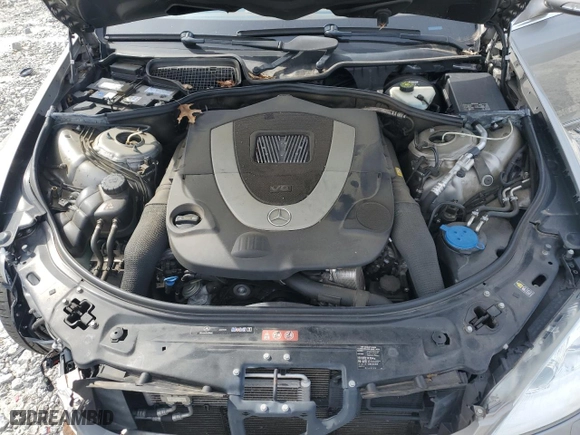 2009 Mercedes-Benz S-Class 5.5L V8 with VIN WDDNG71XX9A262756, listed as a Copart auction lot 44528295 with 80,649 mi miles and Salvage Title. Bid and sale history available at carsss.com. Image 11.