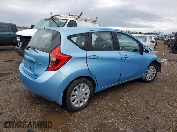 2014 Nissan Note SV with VIN 3N1CE2CP1EL416168, listed as a Copart auction lot 53536835 with 126,075 mi miles and Salvage title. Bid and sale history available at DreamBid. Image 3.
