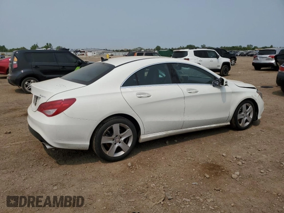 2015 Mercedes-Benz CLA 250 with VIN WDDSJ4GB0FN177766, listed as a Copart auction lot 58659135 with 54,423 mi miles and Salvage title. Bid and sale history available at DreamBid. Image 3.