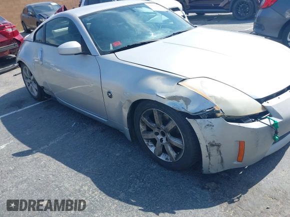 2003 Nissan 350Z Touring with VIN JN1AZ34E43T010781, listed as a IAAI auction lot 42164130 with 181,016 mi miles. Bid and sale history available at carsss.com. Image 6.