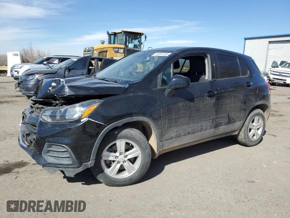 2020 Chevrolet Trax LS with VIN KL7CJKSB4LB033240, listed as a Copart auction lot 46091285 with 75,206 mi miles and Salvage Title. Bid and sale history available at carsss.com. Image 1.