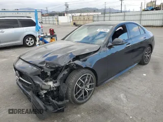2023 Mercedes-Benz C 300 z VIN W1KAF4GB9PR111630, wystawiony jako Copart lot #53679435 z przebiegiem Nie podano mil oraz Szkoda całkowita • Salvage title. Historia ofert i sprzedaży dostępna na DreamBid. Obrazek 1.