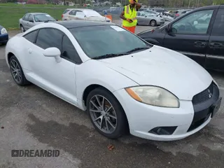 2011 Mitsubishi Eclipse GS with VIN 4A31K5DF1BE002854, listed as a IAAI auction lot 41938363 with 119,557 mi miles. Bid and sale history available at carsss.com. Image 1.