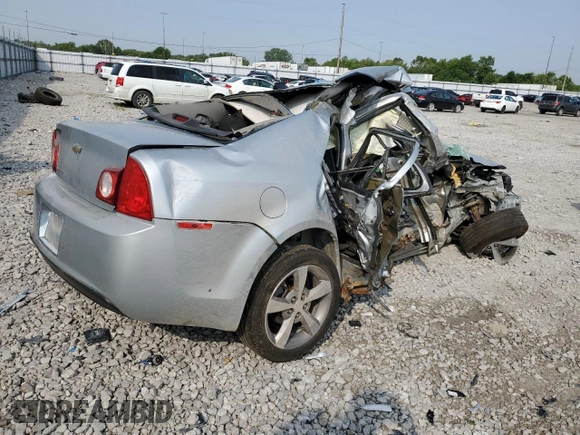 2012 Chevrolet Malibu 1LT with VIN 1G1ZC5E01CF182595, listed as a Copart auction lot 55271283 with Not Provided miles and Salvage Title. Bid and sale history available at DreamBid. Image 3.