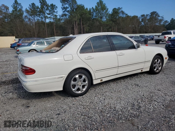 2002 Mercedes-Benz E-Class with VIN WDBJF65J12B434067, listed as a Copart auction lot 74250764 with 102,118 mi miles and Salvage Title. Bid and sale history available at carsss.com. Image 3.