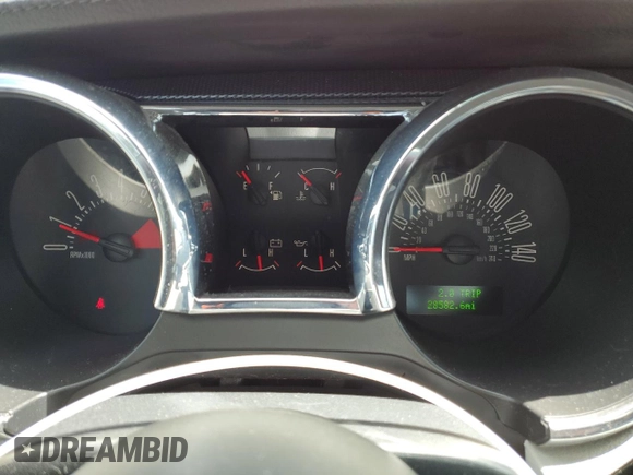 2008 Ford Mustang GT Deluxe с VIN 1ZVHT82H185189443, выставлен на аукционе Copart как лот 54793485 с пробегом 28 582 миль миль и Списание • Salvage title. История ставок и продаж доступна на DreamBid. Изображение 9.