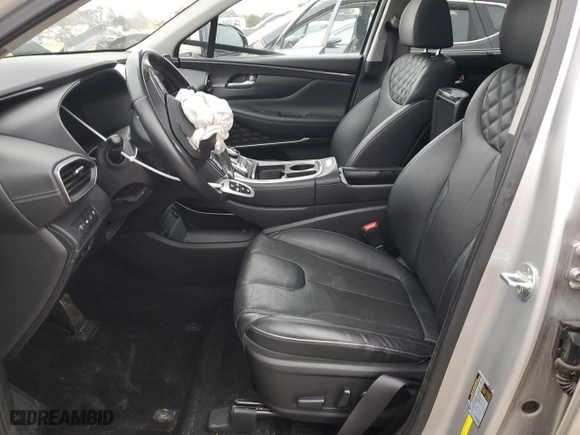 2022 Hyundai Santa Fe Hybrid SEL Premium with VIN KM8S3DA1XNU027085, listed as a Copart auction lot 41505435 with 53,735 mi miles and Salvage Title. Bid and sale history available at carsss.com. Image 7.