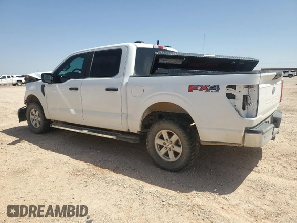 2022 Ford F-150 XL with VIN 1FTFW1E53NFB87371, listed as a Copart auction lot 52205675 with 105,772 mi miles and Salvage Title. Bid and sale history available at carsss.com. Image 2.