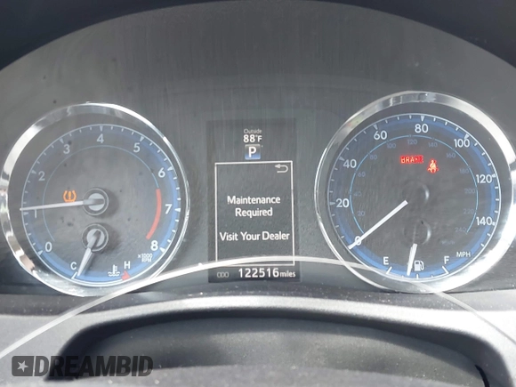 2017 Toyota Corolla L with VIN 2T1BURHE7HC812110, listed as a IAAI auction lot 42580694 with 122,516 mi miles and . Bid and sale history available at DreamBid. Image 7.