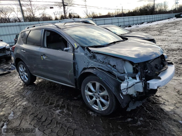 2014 Nissan Murano SL with VIN JN8AZ1MW3EW527618, listed as a Copart auction lot 43048765 with 106,692 mi miles and Salvage Title. Bid and sale history available at carsss.com. Image 4.