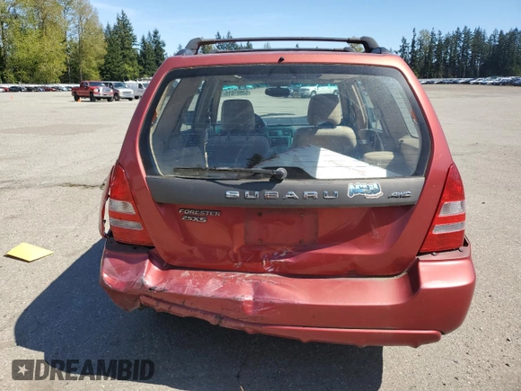 2003 Subaru Forester XS with VIN JF1SG65603H720494, listed as a Copart auction lot 53901815 with 201,838 mi miles and Salvage Title. Bid and sale history available at carsss.com. Image 6.