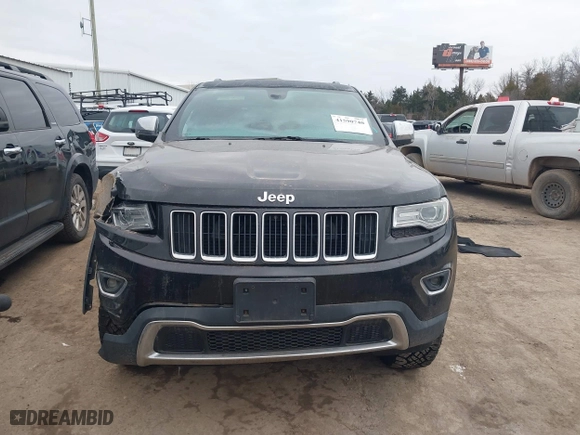 2015 Jeep Grand Cherokee Limited with VIN 1C4RJFBM9FC155161, listed as a IAAI auction lot 41590740 with 103,927 mi miles. Bid and sale history available at carsss.com. Image 13.