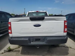 2021 Ford F-150 XL z VIN 1FTMF1E54MKD59565, wystawiony jako Copart lot #54433755 z przebiegiem 15 596 mil mil oraz Szkoda całkowita • Salvage title. Historia ofert i sprzedaży dostępna na DreamBid. Obrazek 6.