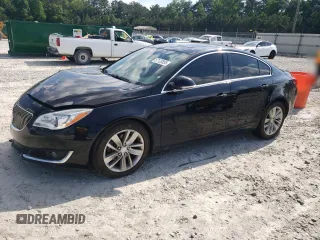 2016 Buick Regal Premium II with VIN 2G4GS5GX5G9165711, listed as a Copart auction lot 57128855 with 109,474 mi miles and Salvage title. Bid and sale history available at DreamBid. Image 1.