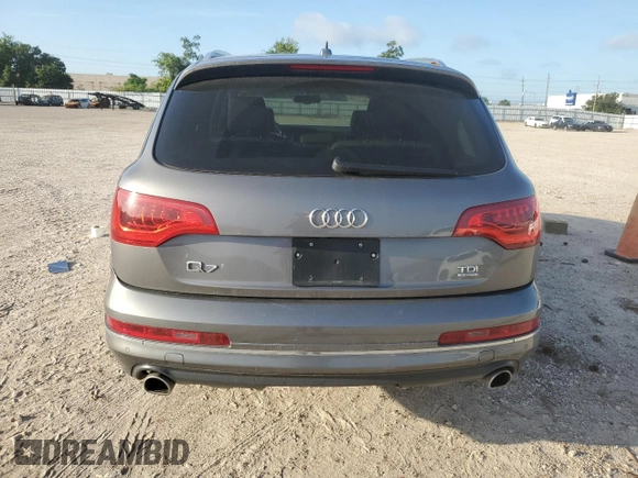2013 Audi Q7 3.0L TDI Prestige with VIN WA1VMAFE2DD014008, listed as a Copart auction lot 64699414 with 98,670 mi miles and Salvage Title. Bid and sale history available at carsss.com. Image 6.