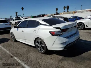 2020 Nissan Sentra SR with VIN 3N1AB8DV9LY246058, listed as a Copart auction lot 46871745 with 85,512 mi miles and Salvage Title. Bid and sale history available at carsss.com. Image 2.