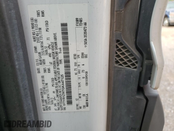 2016 Ford Transit Cargo с VIN 1FTYR1ZM7GKA47125, выставлен на аукционе Copart как лот 54505875 с пробегом 163 266 миль миль и Списание • Salvage title. История ставок и продаж доступна на DreamBid. Изображение 13.