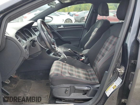 2017 Volkswagen Golf GTI S with VIN 3VW5T7AU5HM056691, listed as a Copart auction lot 72907664 with 118,290 mi miles and Salvage Title. Bid and sale history available at carsss.com. Image 7.