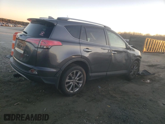 2017 Toyota RAV4 Limited with VIN JTMYFREV9HJ141228, listed as a Copart auction lot 88952945 with 83,372 mi miles and Salvage Title. Bid and sale history available at DreamBid. Image 3.