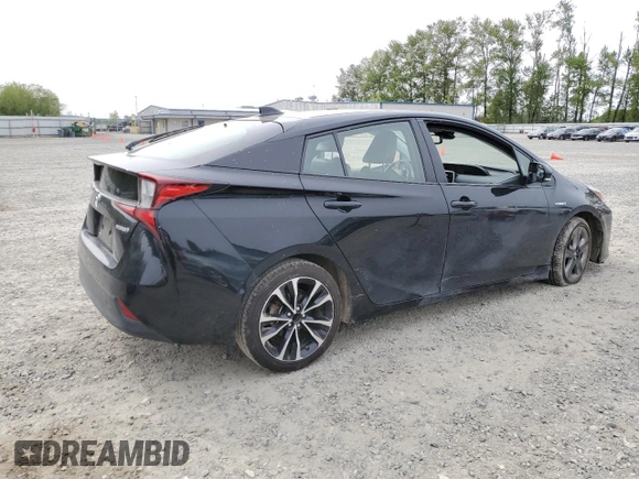 2020 Toyota Prius L Eco with VIN JTDKARFU6L3115953, listed as a Copart auction lot 54954335 with Not provided miles and Salvage title. Bid and sale history available at DreamBid. Image 3.
