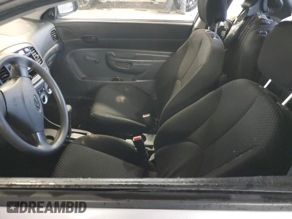 2008 Hyundai Accent GS with VIN KMHCM36C88U091524, listed as a Copart auction lot 47637975 with 0 mi miles and Salvage Title. Bid and sale history available at carsss.com. Image 10.