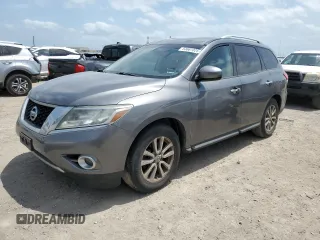 2016 Nissan Pathfinder SL with VIN 5N1AR2MN3GC636394, listed as a Copart auction lot 53661025 with 60,542 mi miles and Salvage title. Bid and sale history available at DreamBid. Image 1.
