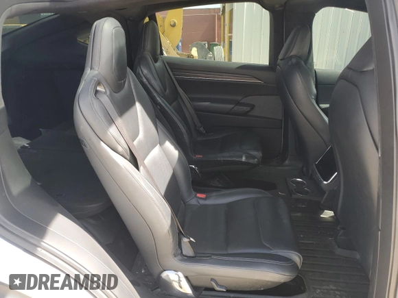 2022 Tesla Model X with VIN 7SAXCBE52NF362994, listed as a Copart auction lot 49850475 with 55,506 mi miles and Salvage Title. Bid and sale history available at DreamBid. Image 11.