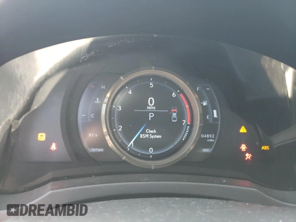 2016 Lexus IS 200t with VIN JTHBA1D22G5013724, listed as a Copart auction lot 52256665 with 104,892 mi miles and Salvage title. Bid and sale history available at DreamBid. Image 9.