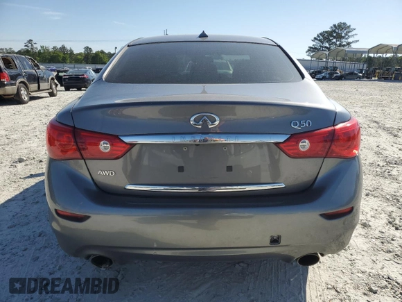 2014 Infiniti Q50 Sport with VIN JN1BV7AR4EM680570, listed as a Copart auction lot 52192845 with 149,060 mi miles and Salvage Title. Bid and sale history available at carsss.com. Image 6.