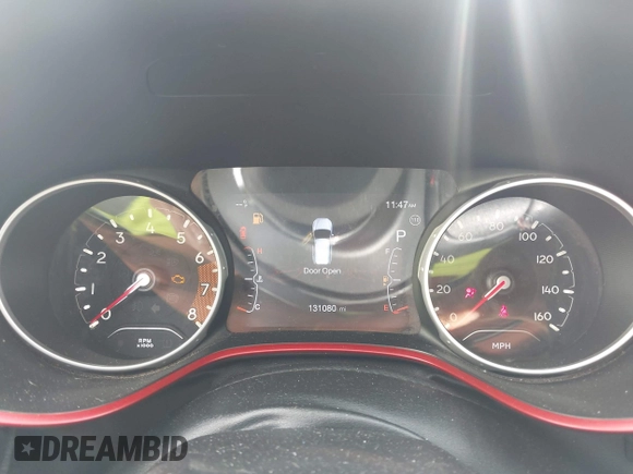 2020 Jeep Compass Trailhawk with VIN 3C4NJDDB5LT166656, listed as a IAAI auction lot 42184661 with 131,080 mi miles and . Bid and sale history available at DreamBid. Image 7.